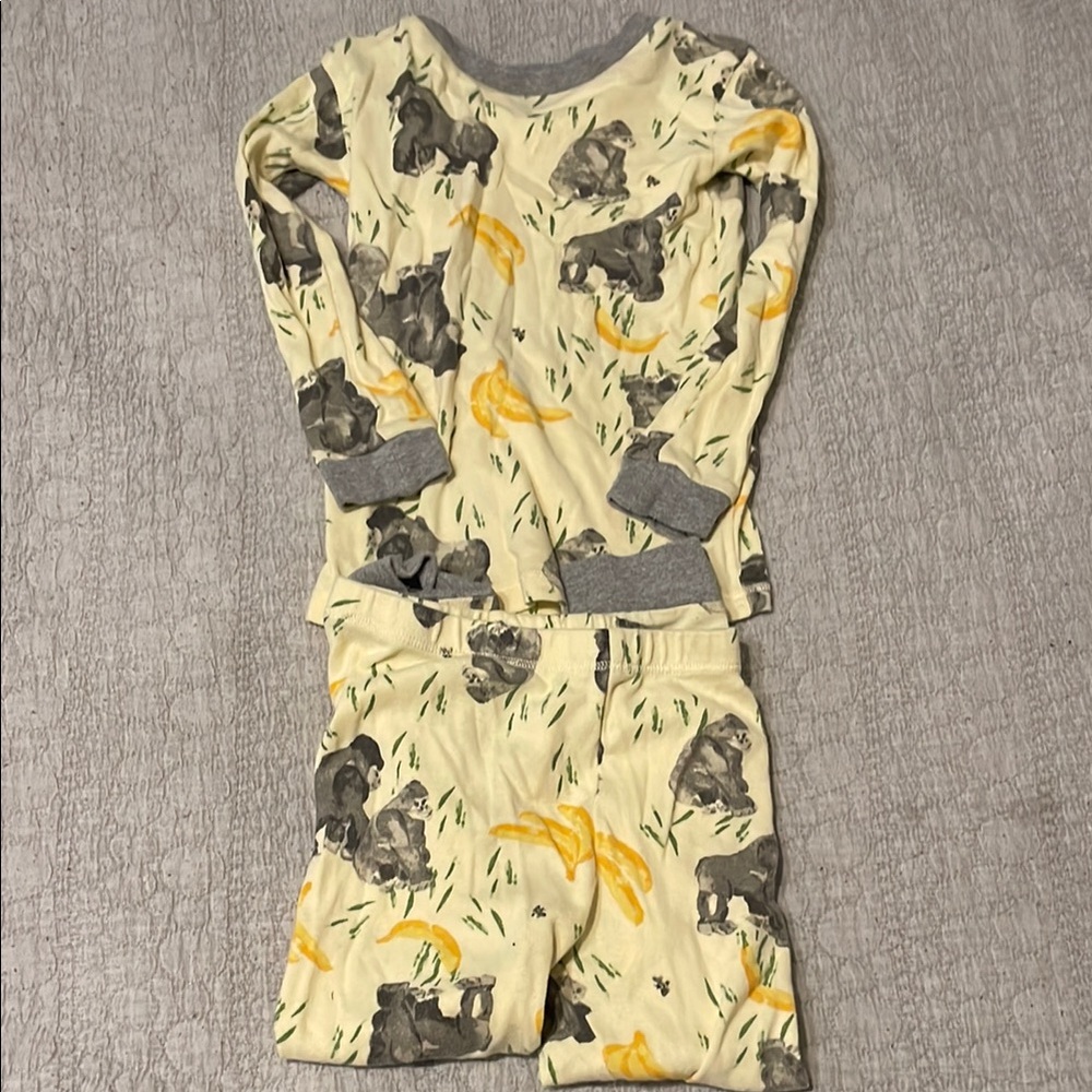 Burts Bees gorilla pajamas